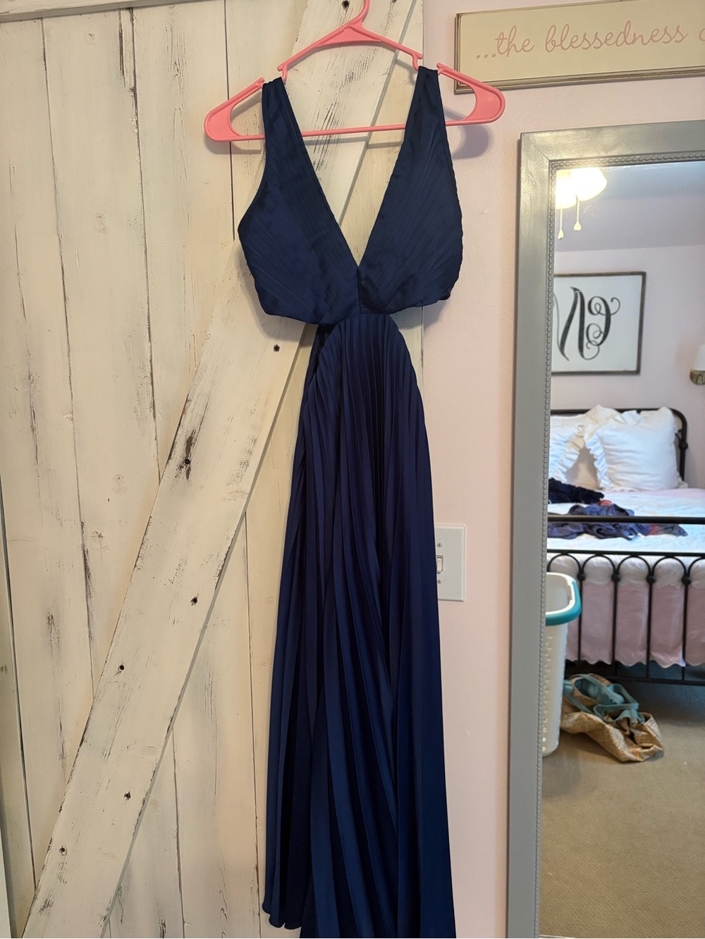 Navy Abercrombie formal dress